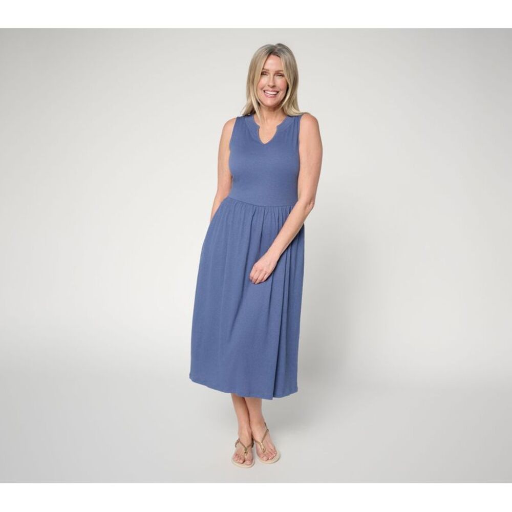 Denim & Co. Women's Dress Sz XL Make Your Selection: Beach Knit Blue A725115